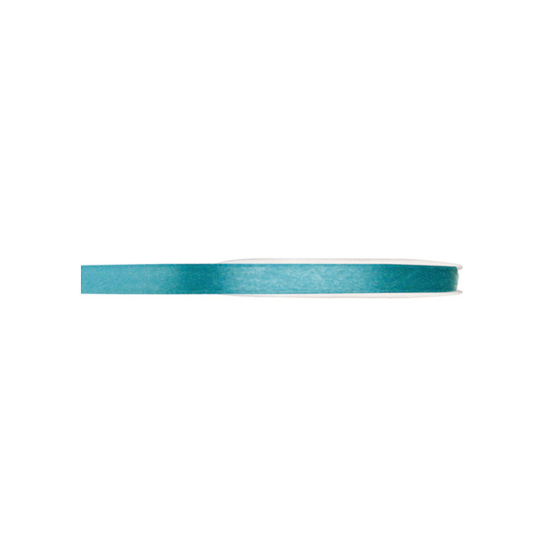 Bobine 25m de ruban 15mm turquoise