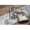 Chemin table feuillage vert