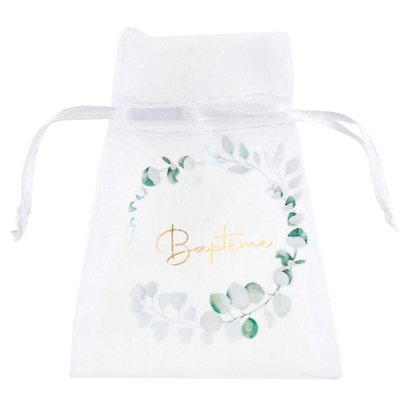 Sachets végétal baptême