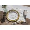 Assiettes végétal baptême