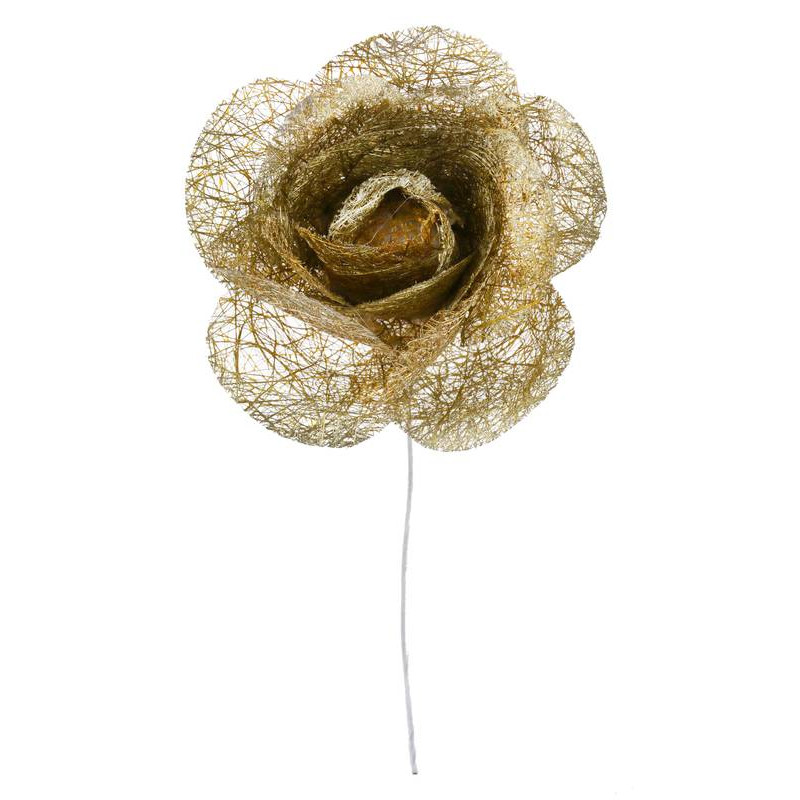 Roses sur tige or