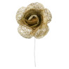 Roses sur tige or