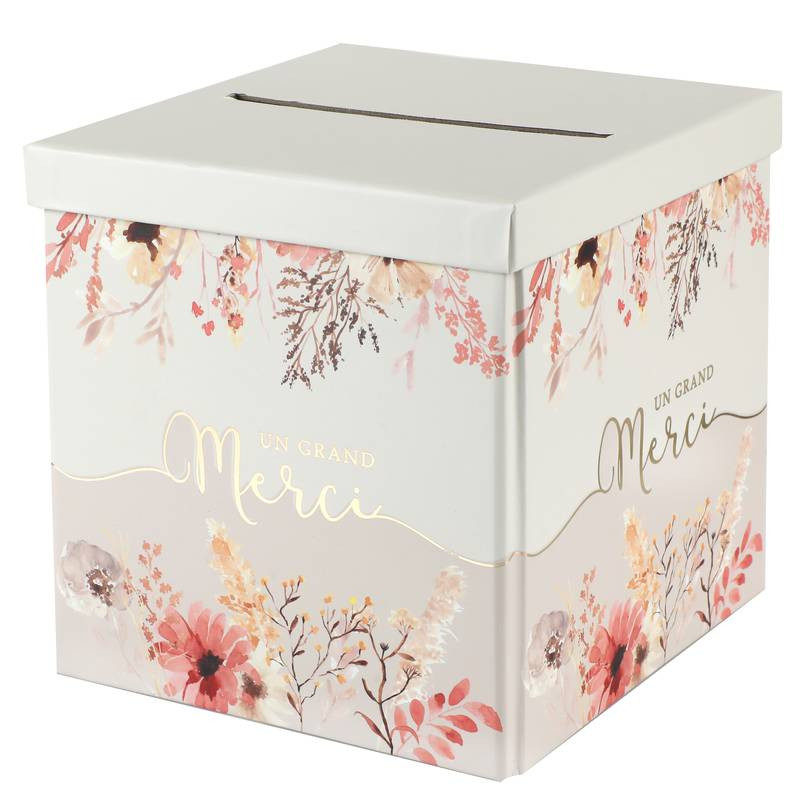 Tirelire Amour floral