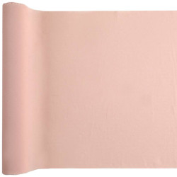 Chemin table crêpe rose...