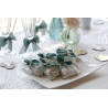 10 sacs organza eucalyptus
