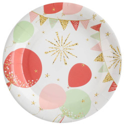 10 assiettes scintillant