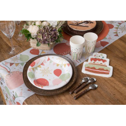 10 assiettes scintillant