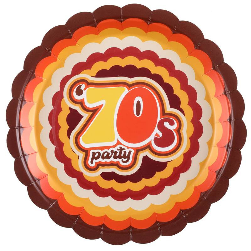 10 assiettes 70's
