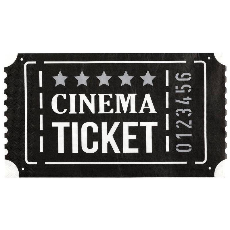 20 serviettes The cinema