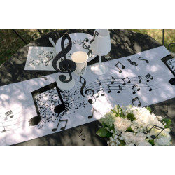 Chemin table musique 5 M