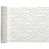 Chemin table dentelle ivoire 2.5 M
