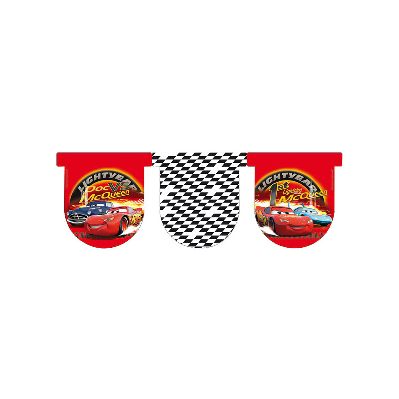 Guirlande 11 fanions Cars