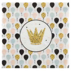 20 Serviettes Paillettes