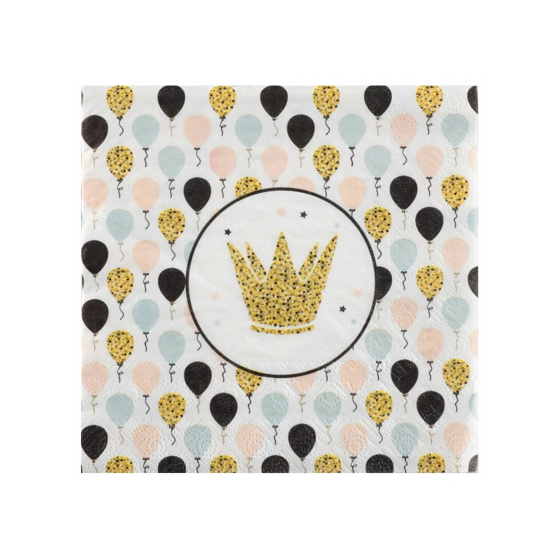 20 Serviettes Paillettes
