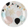 10 Assiettes Paillettes