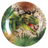 10 assiettes dinosaures