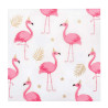 20 Serviettes Flamant rose