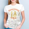 T-Shirt A Dedicacer Femme 18 Ans