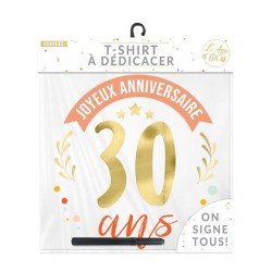 T-Shirt A Dedicacer Femme 30 Ans