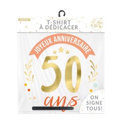 T-Shirt A Dedicacer Femme 50 Ans