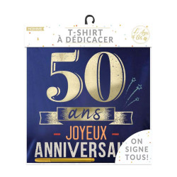 T-Shirt A Dedicacer Homme 50 Ans