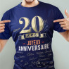 T-Shirt A Dedicacer Homme 20 Ans