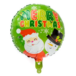 Sachet ballon alu Noël