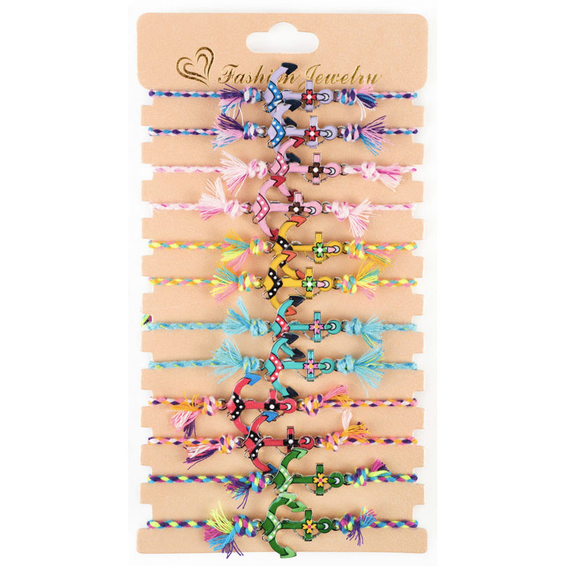 12 bracelets ancre