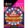 Ballon alu anniversaire
