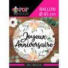 Ballon alu anniversaire