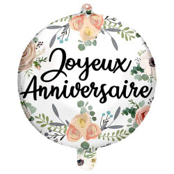 Ballon alu anniversaire