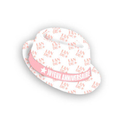 Chapeau Anniversaire Blanc