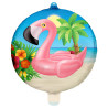 Ballon alu Flamant Rose