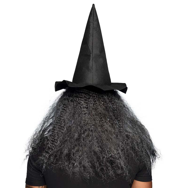 Demi-Masque Sorcière Halloween - Vert Effrayant - Pour Fête, Carnaval, Déguisement - Taille Unique