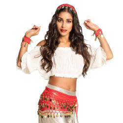 Set belly dance rouge