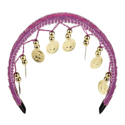 Set belly dance pourpre