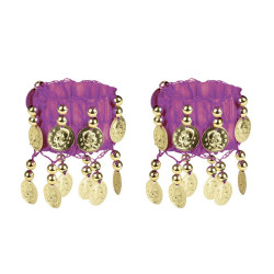 Set belly dance pourpre
