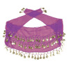 Set belly dance pourpre