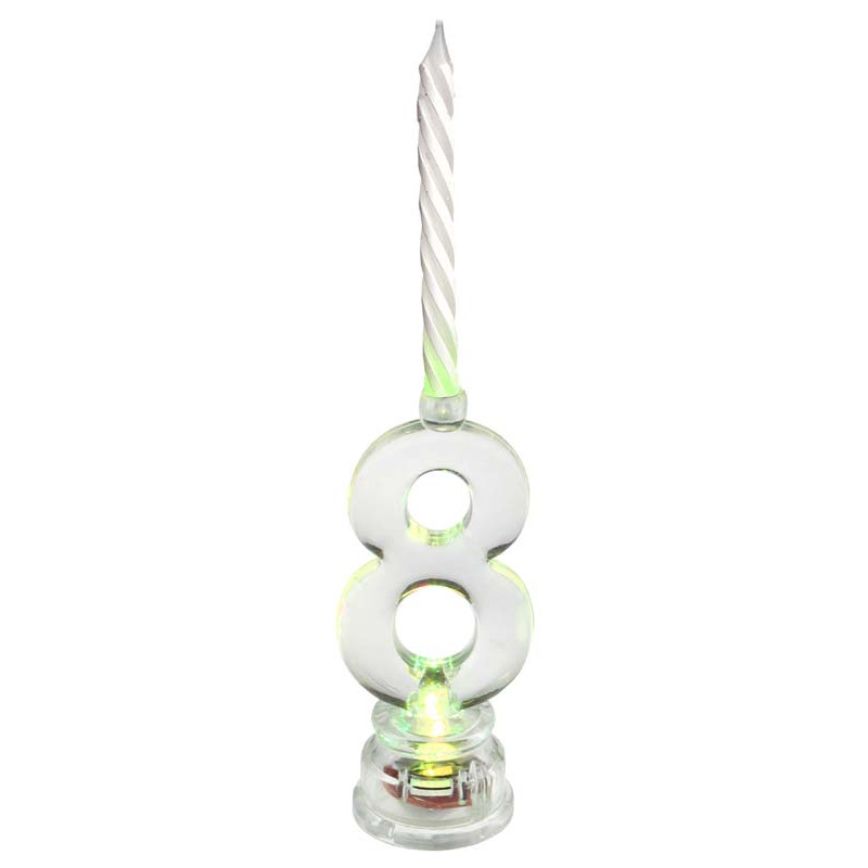 Bougie led n°8