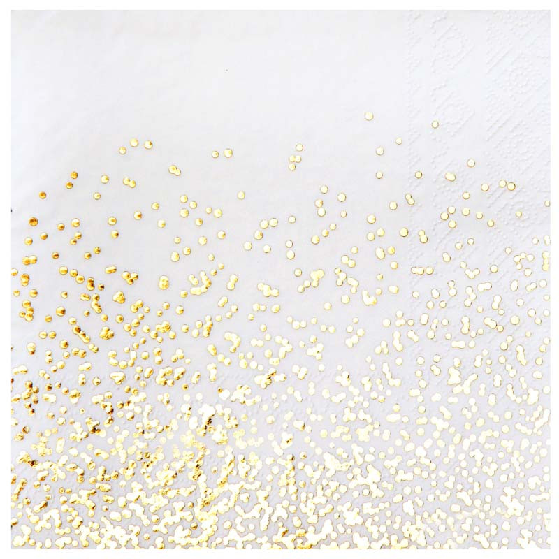Serviettes Noël confettis