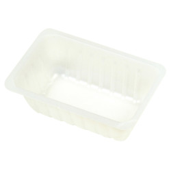 250 barquettes en plastique
