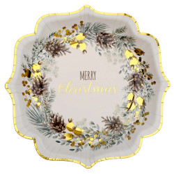 Assiettes Merry Christmas
