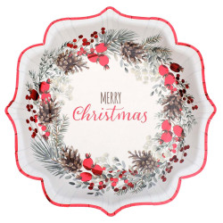 Assiettes Merry Christmas