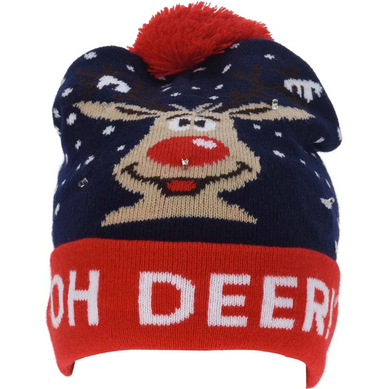 Bonnet Noël lumineux