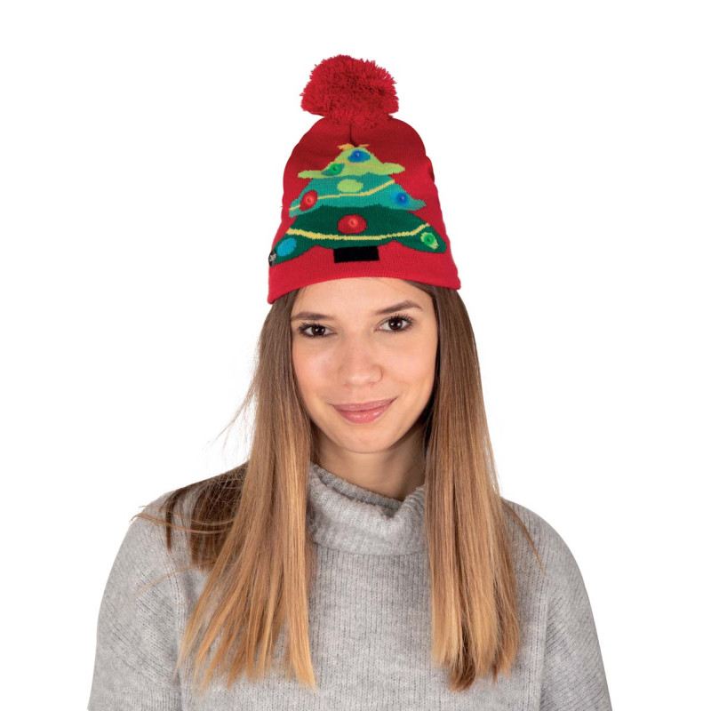 Bonnet de Noël lumineux