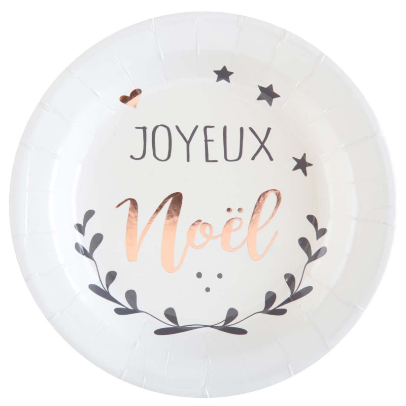 Assiettes joyeux Noël