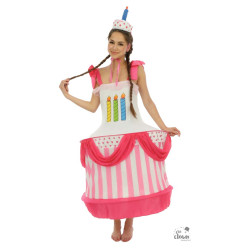 Costume gâteau d'anniversaire TU