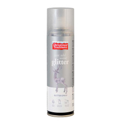 Spray pailleté argent