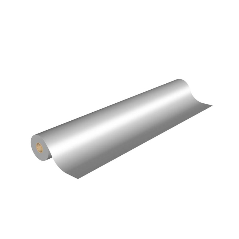 Rouleau polypro métal argent