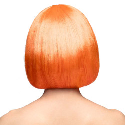 Perruque cabaret orange